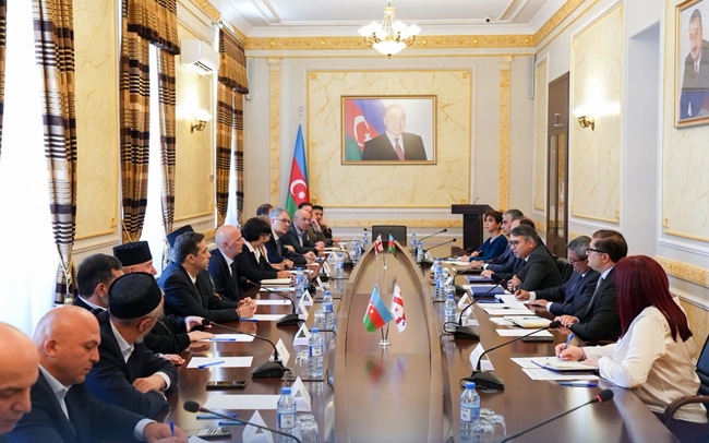 Azərbaycan və Gürcüstan arasında dini sahədə əməkdaşlığın inkişaf perspektivləri müzakirə olunub