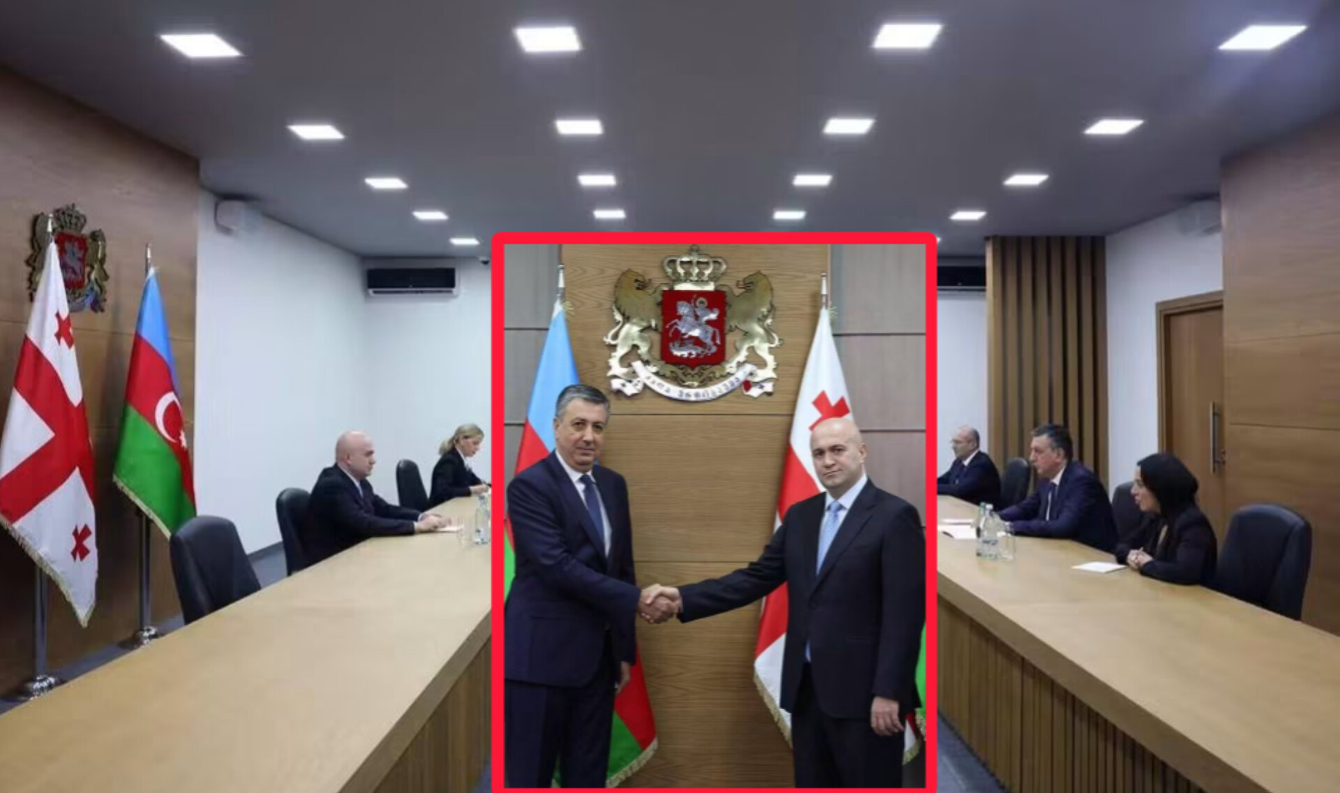 Faiq Quliyev Gürcüstan DİN rəhbəri ilə görüşüb