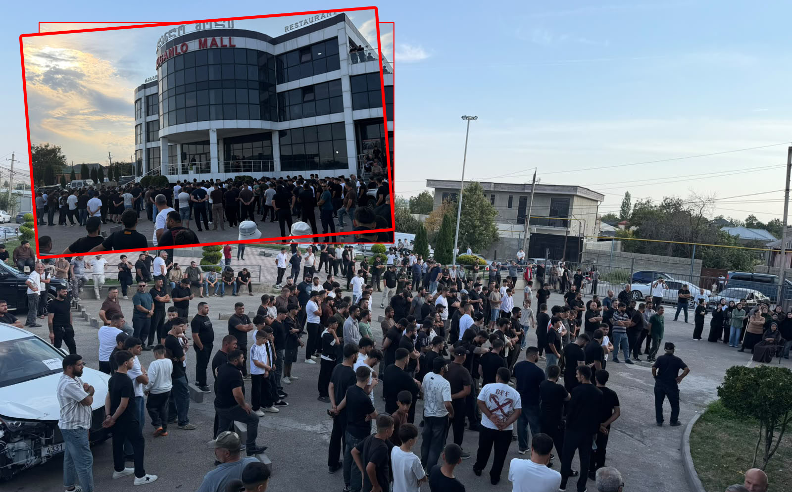 Sarticala Muğanlı kəndində etiraz aksiyası keçirilib - FOTO