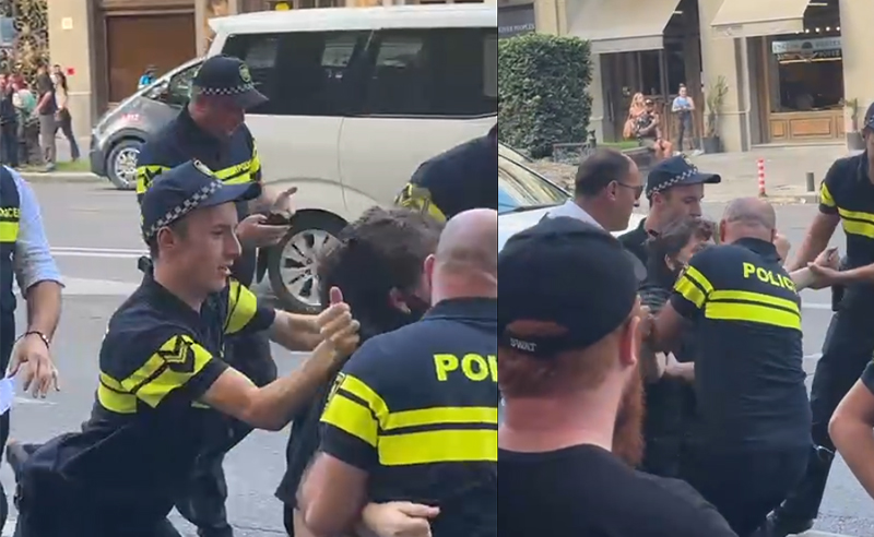 Tbilisidə keçirilən aksiyada 16 nəfər saxlanılıb
