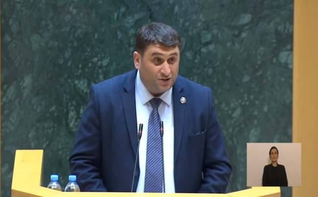 Parlament müstəqil deputatı Tariel Nakaidze 